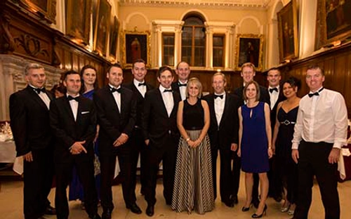 A group photo of some of the Global Alumni Network at an event