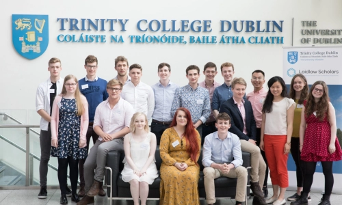 A group of 2018 Trinity Laidlaw scholars