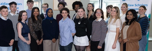 A group of 2025 Trinity Laidlaw scholars