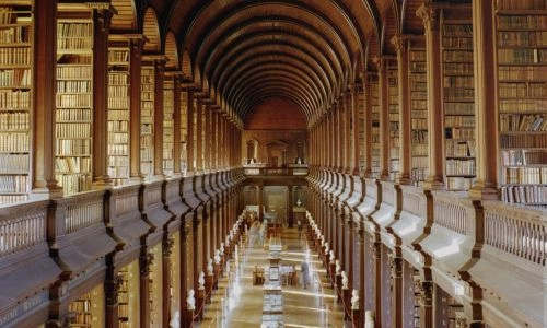The Long Room in Trinity College Dublin