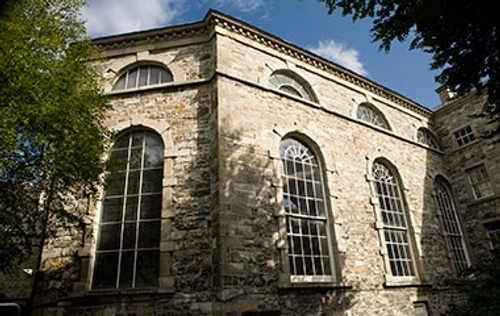 The back of the chapel