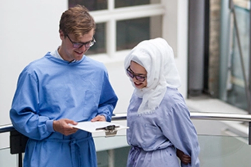 International students at the School of Dental