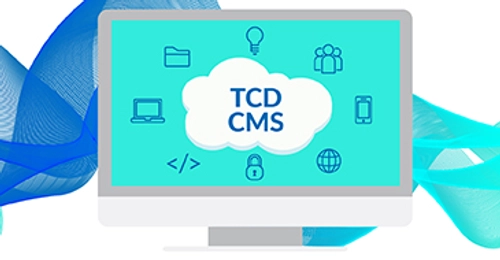 graphic illustrating how a cms works