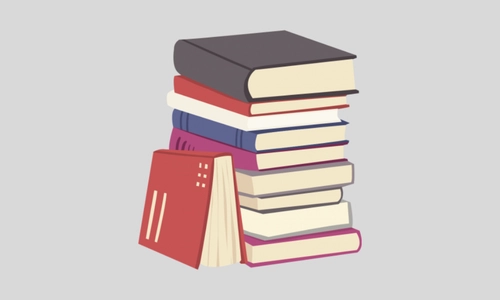 An image of a stack of books