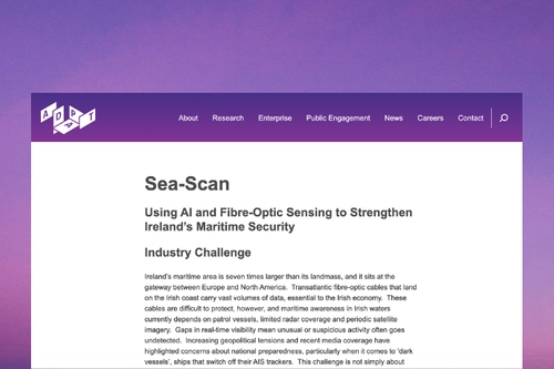 Sea Scan website screenshot