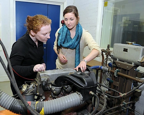 Two students in Mechanical and Manufacturing Engineering TCD