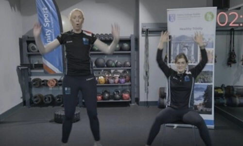 Deirdre and Catriona presenting active breaks