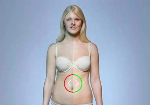 The smoking body woman