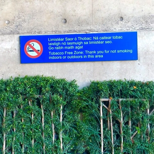 Stop Smoking Sign, Tobacco Free Zone
