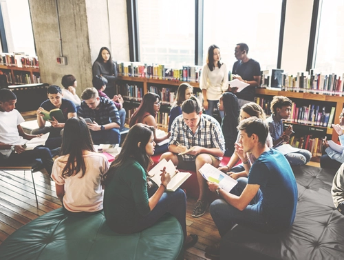 Student society meeting