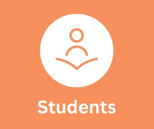 DRC Logo circle with student Icon