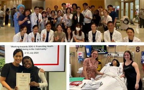 Students travelling abroad on international scholarships