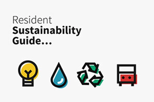 Resident Sustainability Guide graphic