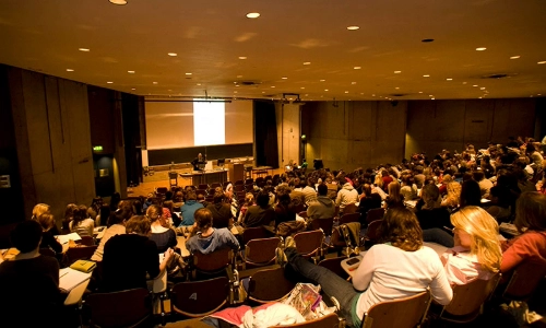 Students in a lecture hall