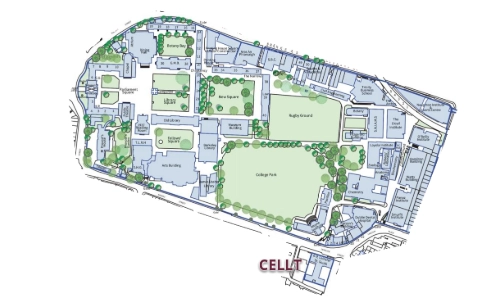 Map of Trinity College
