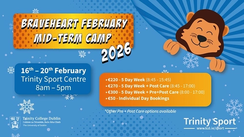 Bravehearts half-term 2026 camp details - see main post for details