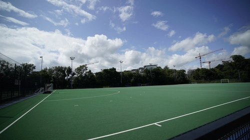 Astroturf hockey pitch at Santry