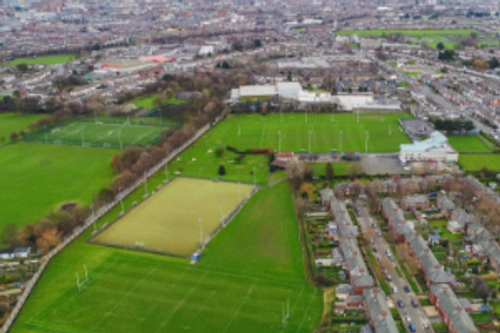 Iveagh Sports Grounds aerial view