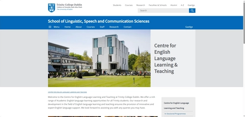 Website screenshot - CELLT