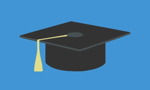 PhD student graduation cap