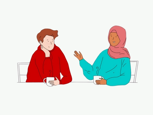 mentor graphic active listening accountable space