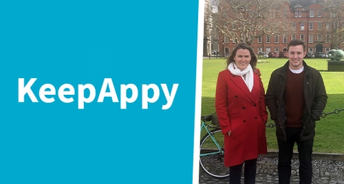 Two people standing next to each other