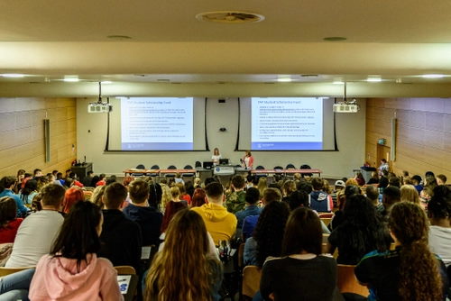 A college lecture
