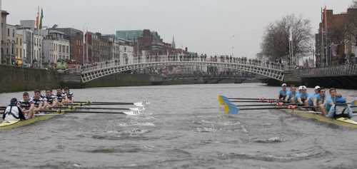 Rowing on the Liffey