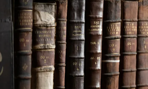 Old books from the the Old Library in Trinity College Dublin