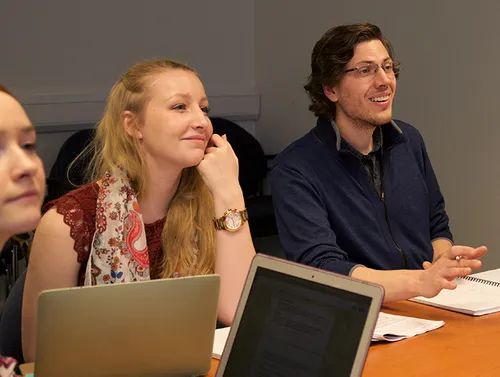 Students in a lecture