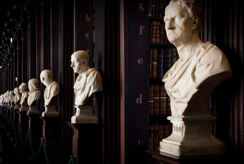 Library Bust, Long Room, TCD