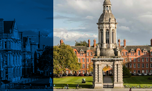 TCD campanile graphic