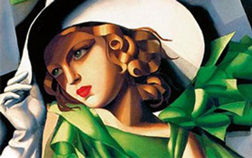 Tamara De Lempicka, Young Lady With Gloves