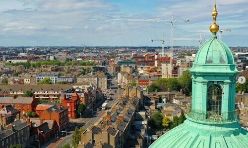 Aerial view from Rathmines