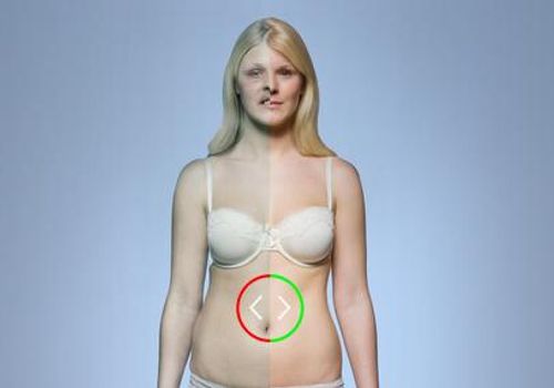 The smoking body woman