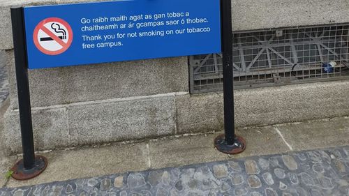 Tobacco Free Zone Signage
