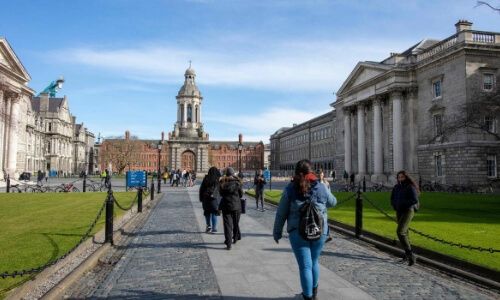 Walking through Trinity