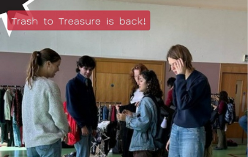 Illustrative poster for Trash to Treasure September 2025