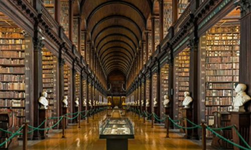 The Long Room in Trinity College Dublin