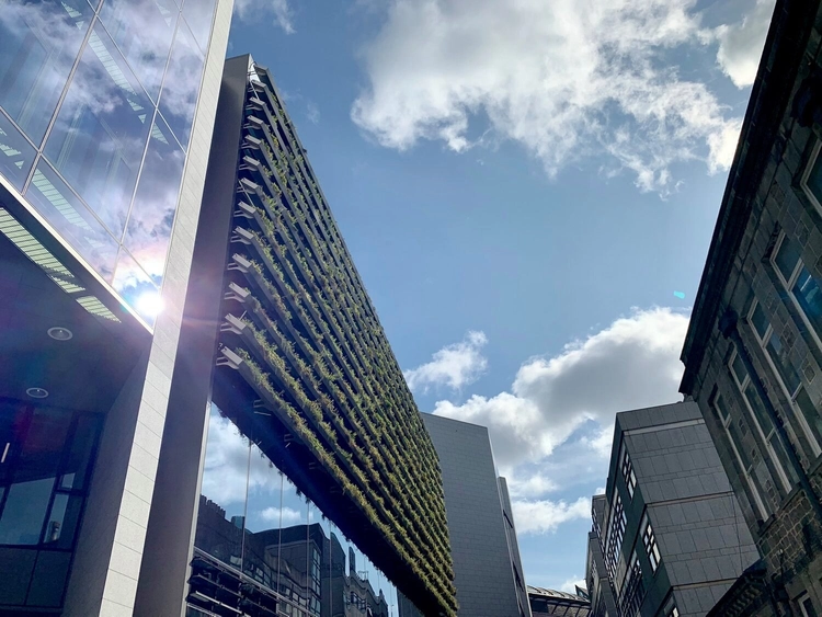 Exterior shot of Trinity Business School Building