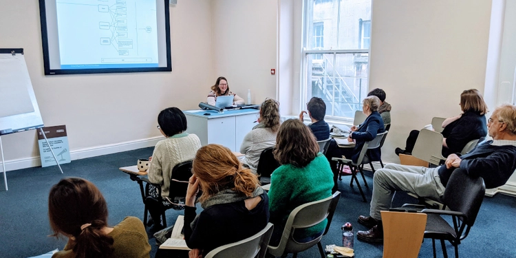 Image of Centre staff in seminar