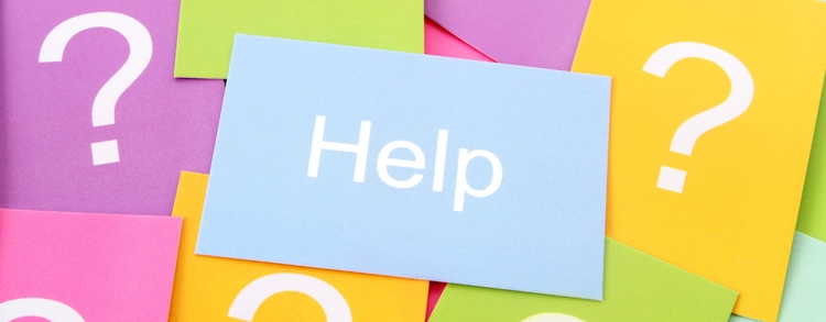 banner that says help
