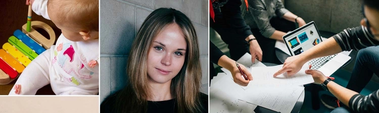 Collage of photos of children and young people