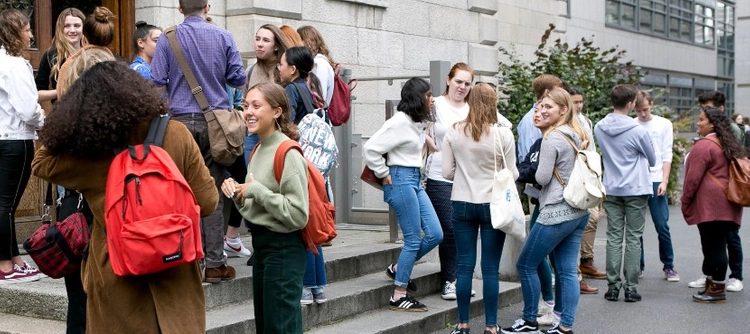 Students at the Metaphysical Society (Metafizz) TCD