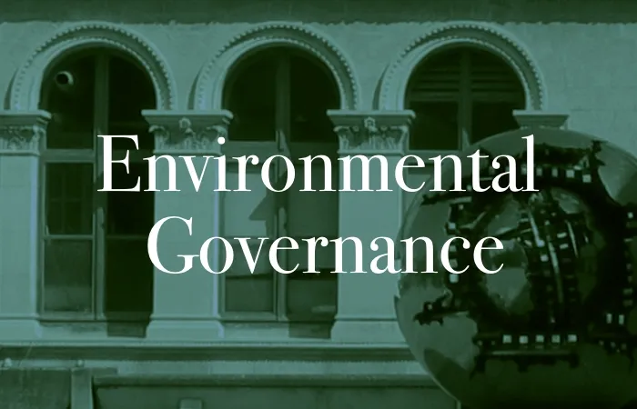 Environmental Governance