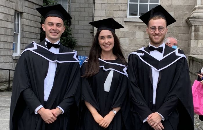 Three Law Undergraduate Students TCD