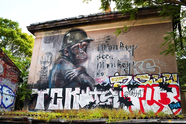 An image of street art