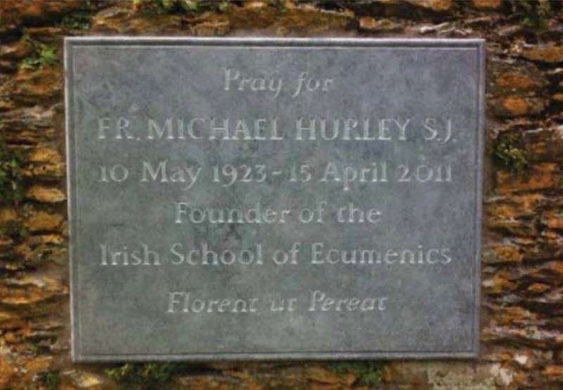 M Hurley memorial plaque