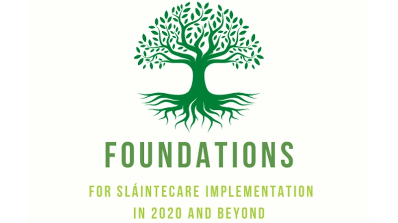 Graphic of tree with project name