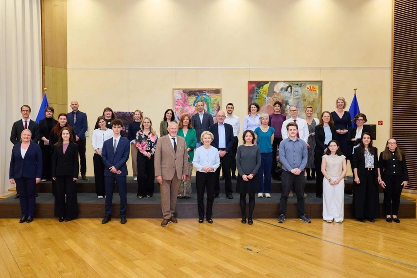 President Von der Leyen at a meeting